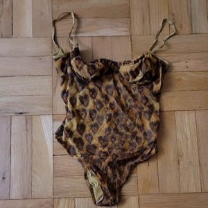 Brand new Moschino 1 piece bathing suit